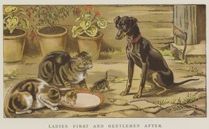 Ladies First ja Gentlemen After (chromolitho)